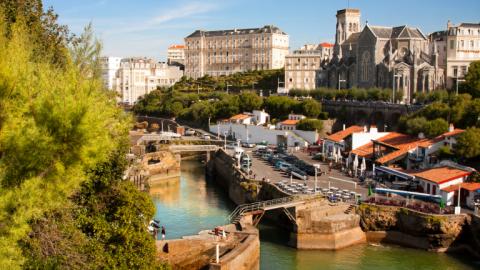 Biarritz city view
