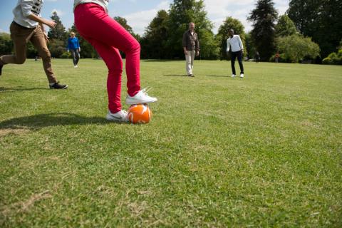 Bath English Summer Camp football game