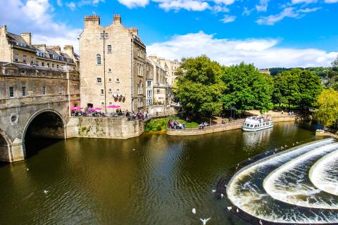 River Avon in Bath, Somerset