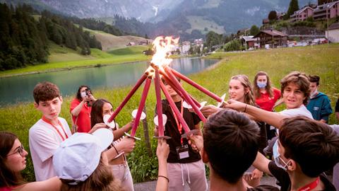 alpadia engelberg torch activity