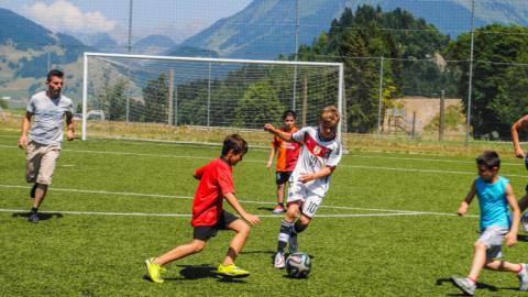 Alpadia Leysin Language Camp football game