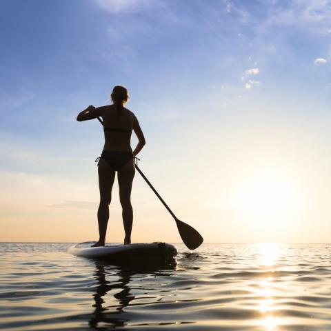 Stand up paddleboarding